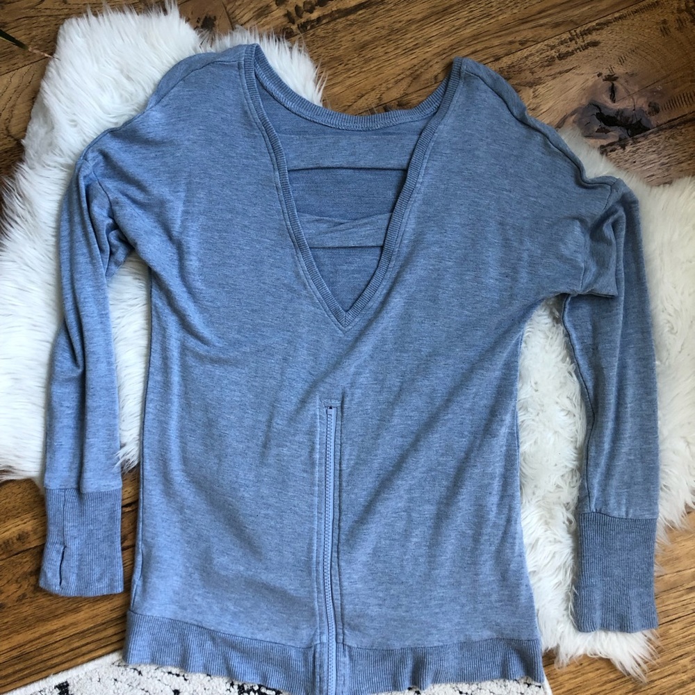 Mondetta LS Athletic Top Open Back S